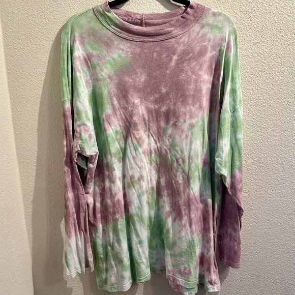 We The Free Tops - Free People We The Free Tie Dye Long Sleeve Tee Size M